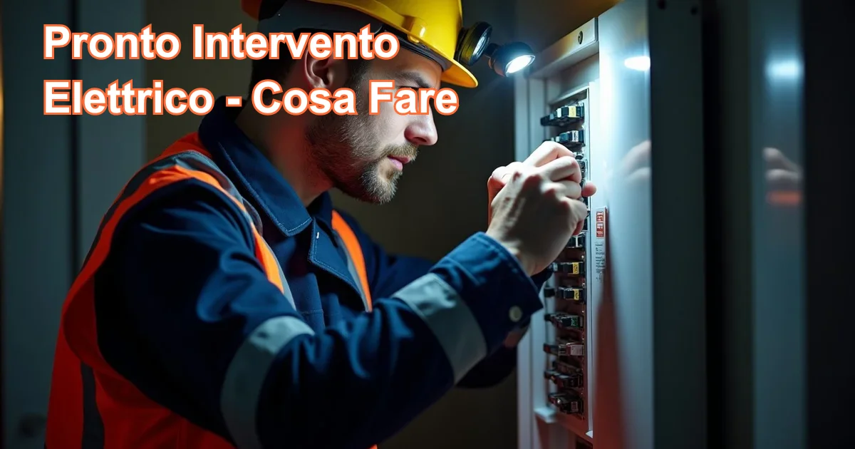 Pronto intervento elettricista Brescia